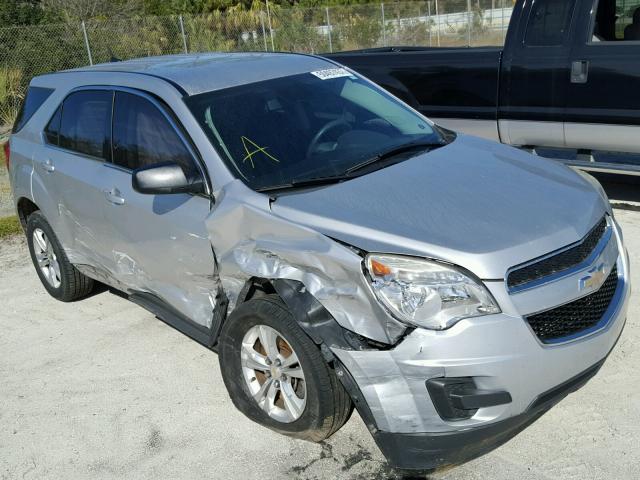 2GNALBEK6C1295042 - 2012 CHEVROLET EQUINOX LS SILVER photo 1