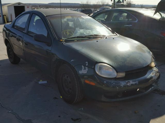 1P3ES46C5YD763905 - 2000 PLYMOUTH NEON BASE 绿色 照片 1