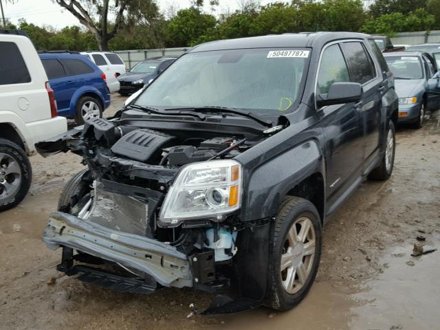 2GKALMEK7E6219294 - 2014 GMC TERRAIN SL GRAY photo 2