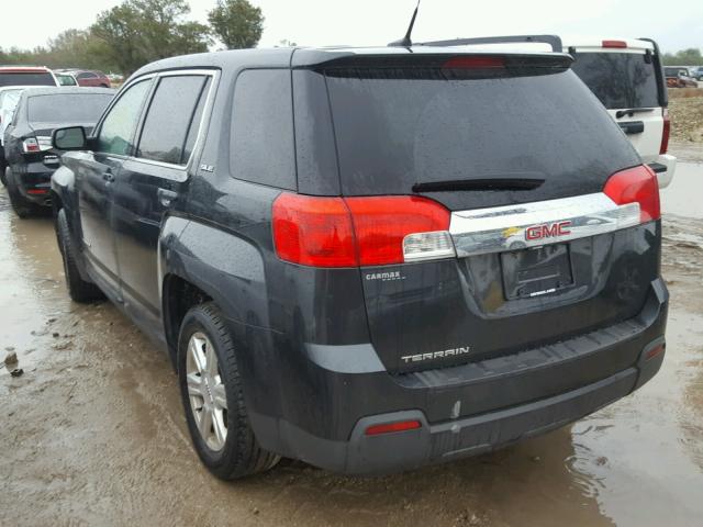 2GKALMEK7E6219294 - 2014 GMC TERRAIN SL GRAY photo 3