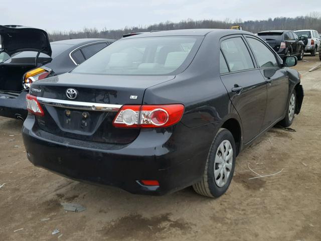 JTDBU4EE8B9139249 - 2011 TOYOTA COROLLA BA BLACK photo 4