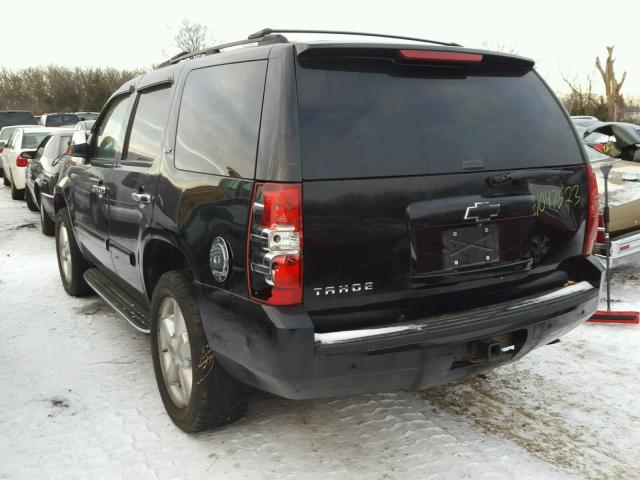 1GNFK13027R110017 - 2007 CHEVROLET TAHOE K150 BLACK photo 3