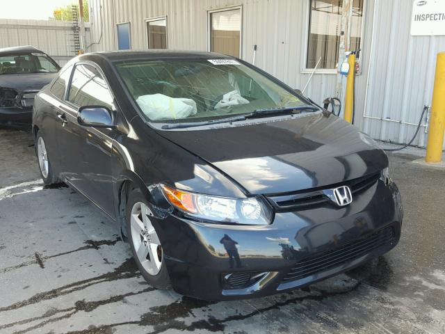 2HGFG12866H568757 - 2006 HONDA CIVIC EX BLACK photo 1