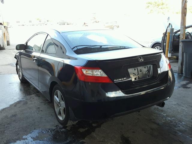 2HGFG12866H568757 - 2006 HONDA CIVIC EX 黑色 照片 3