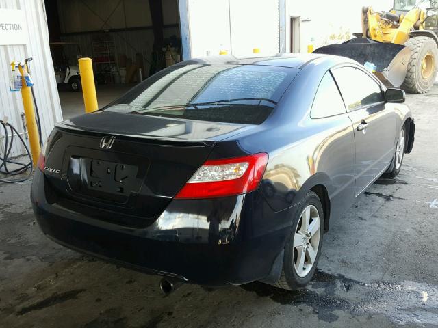 2HGFG12866H568757 - 2006 HONDA CIVIC EX BLACK photo 4