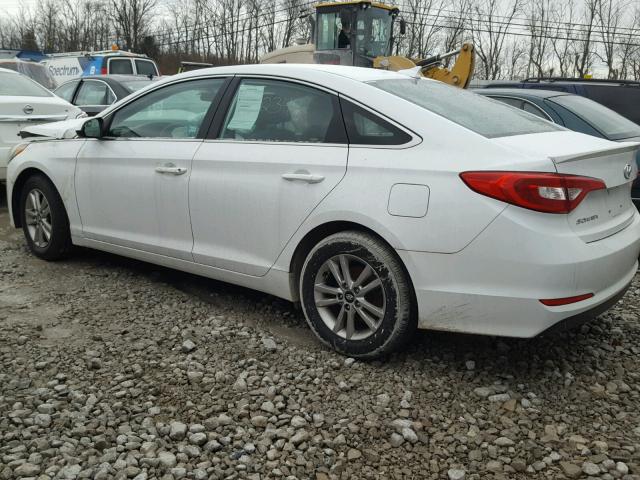 5NPE24AFXGH412787 - 2016 HYUNDAI SONATA SE WHITE photo 3