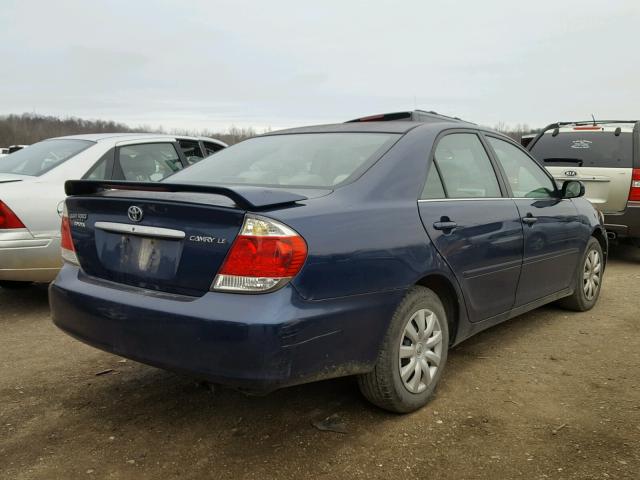4T1BE32KX6U116569 - 2006 TOYOTA CAMRY LE 蓝色 照片 4