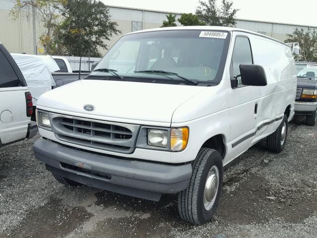 1FTNE24281HA94369 - 2001 FORD ECONOLINE WHITE photo 2