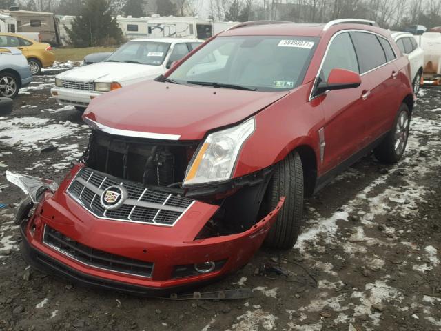 3GYFNEEY8AS502878 - 2010 CADILLAC SRX PERFOR RED photo 2