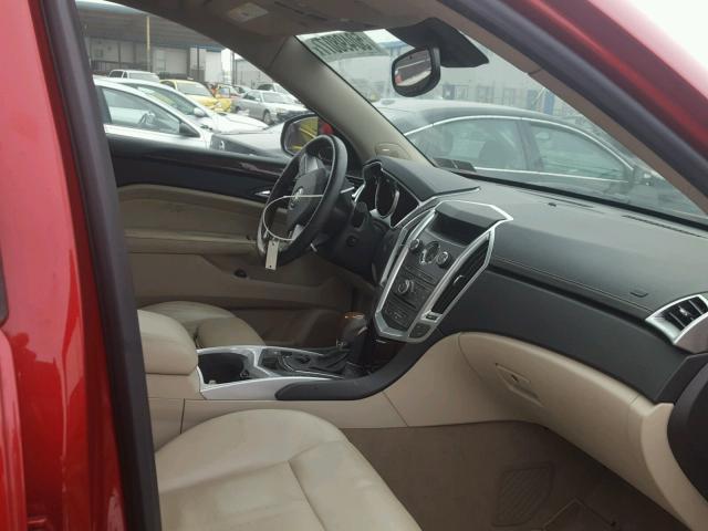 3GYFNEEY8AS502878 - 2010 CADILLAC SRX PERFOR RED photo 5