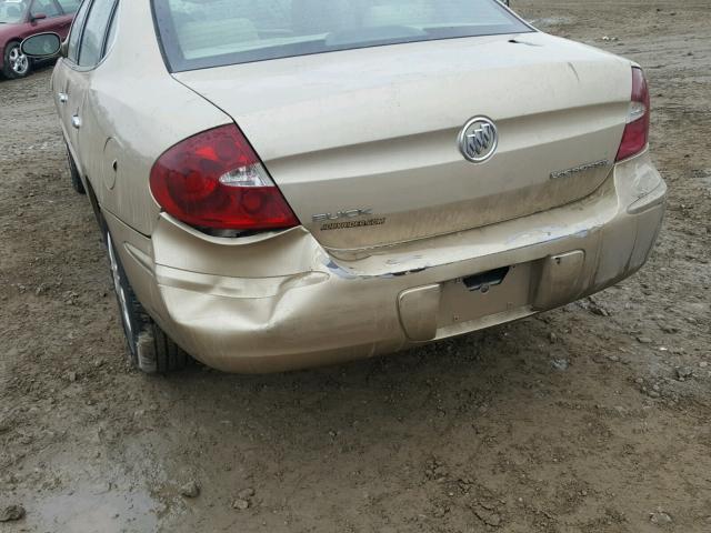 2G4WC532151238815 - 2005 BUICK LACROSSE C GOLD photo 9