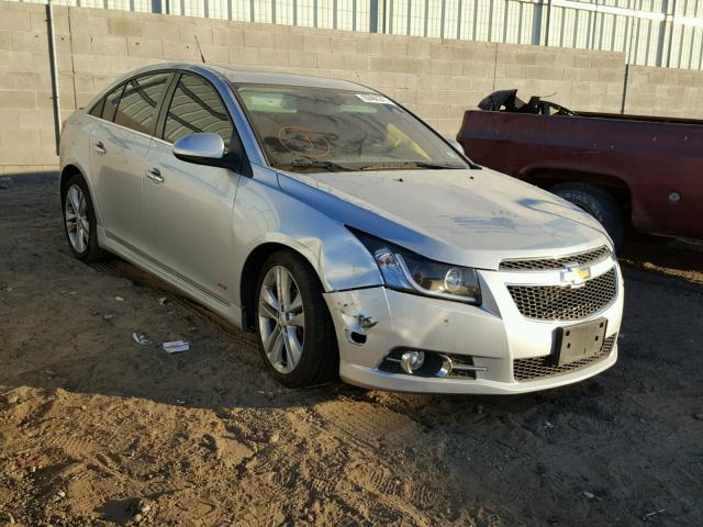 1G1PG5SB3E7254458 - 2014 CHEVROLET CRUZE LTZ SILVER photo 1