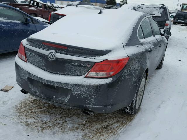 W04GV5EV4B1096918 - 2011 BUICK REGAL CXL BLACK photo 4