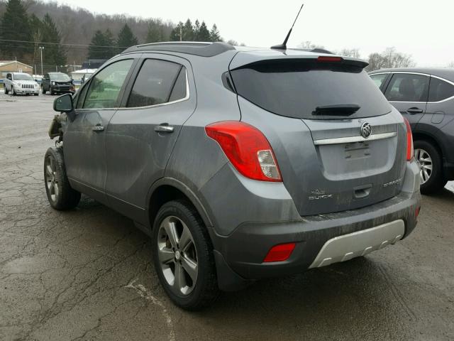 KL4CJFSB7DB137534 - 2013 BUICK ENCORE CON GRAY photo 3