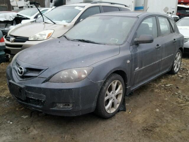 JM1BK344481152399 - 2008 MAZDA 3 HATCHBAC GRAY photo 2