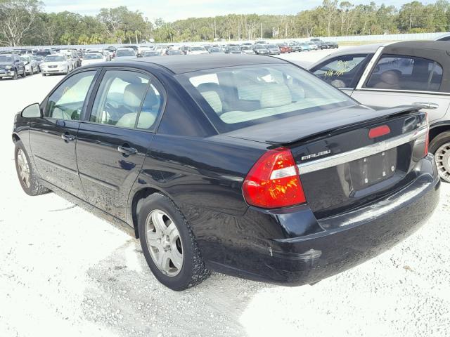 1G1ZU54804F110406 - 2004 CHEVROLET MALIBU LT BLACK photo 3