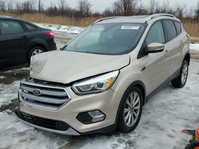 1FMCU9J94HUE22632 - 2017 FORD ESCAPE TIT GOLD photo 2