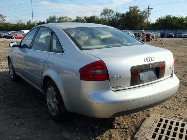 WAUBA24B9XN135565 - 1999 AUDI A6 2.8 QUA SILVER photo 3