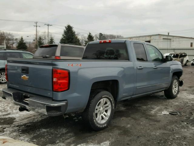 1GCVKREC2FZ318830 - 2015 CHEVROLET SILVERADO BLUE photo 4