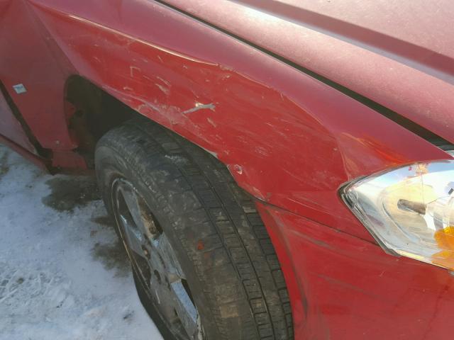 2G1WT55N681287968 - 2008 CHEVROLET IMPALA LT RED photo 9