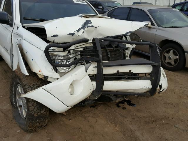 5TELU42N18Z515196 - 2008 TOYOTA TACOMA DOU WHITE photo 9