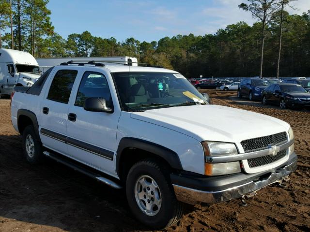 3GNEC12T24G195229 - 2004 CHEVROLET AVALANCHE WHITE photo 1