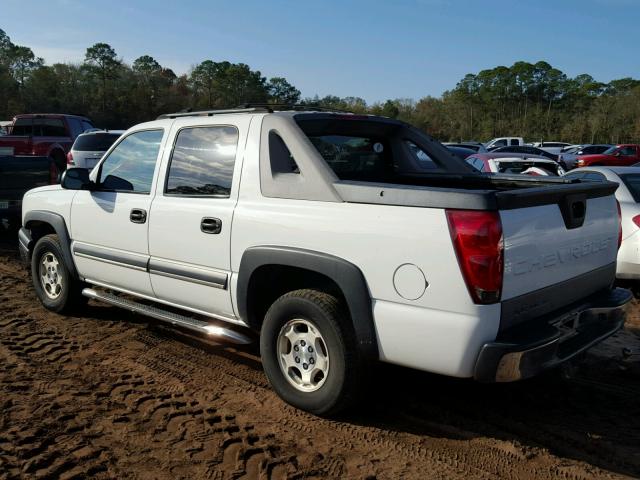 3GNEC12T24G195229 - 2004 CHEVROLET AVALANCHE WHITE photo 3