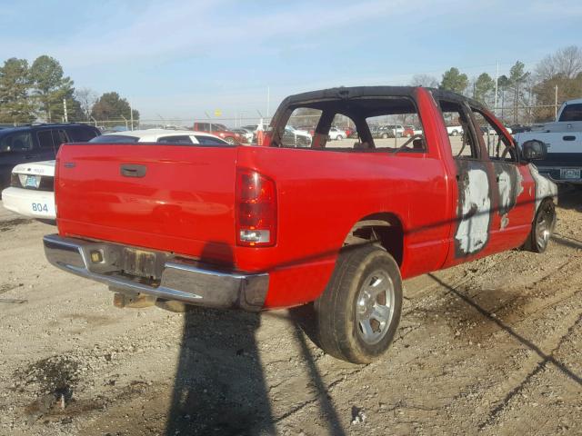 1D7HA18N63J604940 - 2003 DODGE RAM 1500 S RED photo 4