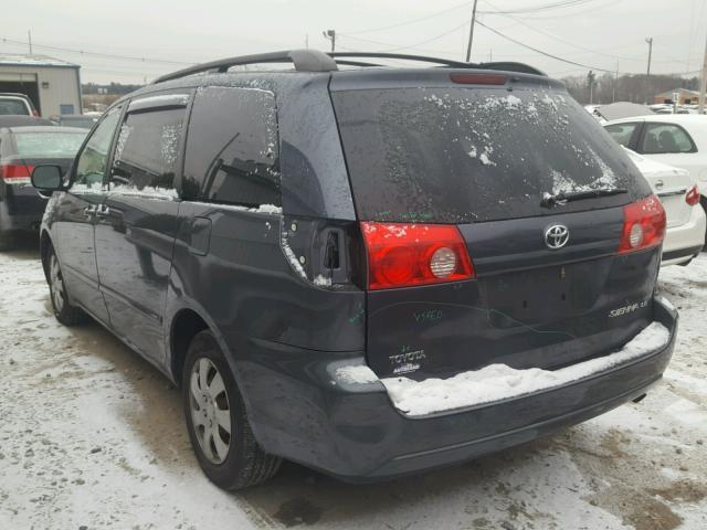 5TDZK23C19S243930 - 2009 TOYOTA SIENNA CE SILVER photo 3