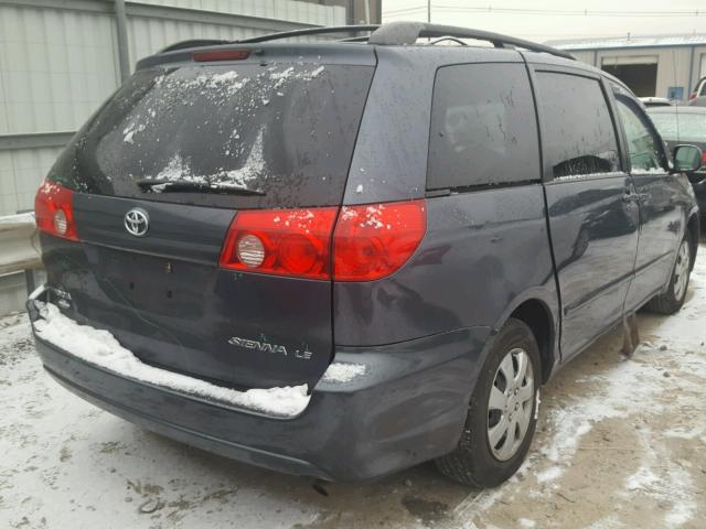 5TDZK23C19S243930 - 2009 TOYOTA SIENNA CE SILVER photo 4