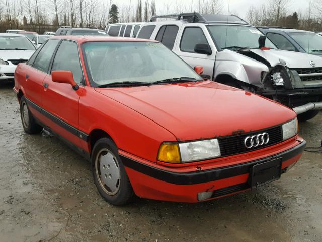 WAUGD58A4LA129562 - 1990 AUDI 90 RED photo 1