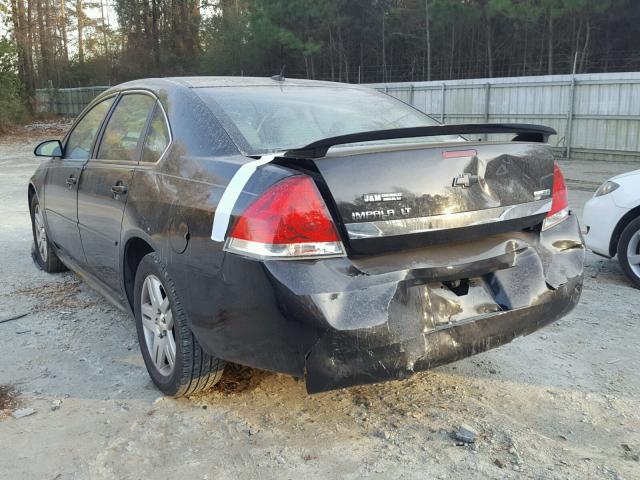 2G1WB5EK4B1234797 - 2011 CHEVROLET IMPALA LT BLACK photo 3