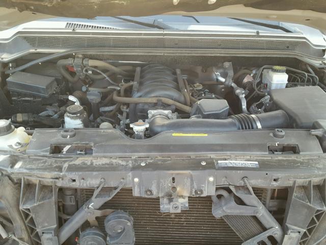 1N6AA0EK3DN304800 - 2013 NISSAN TITAN S SILVER photo 7