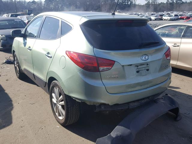 KM8JU3AC7BU145627 - 2011 HYUNDAI TUCSON GLS GREEN photo 3