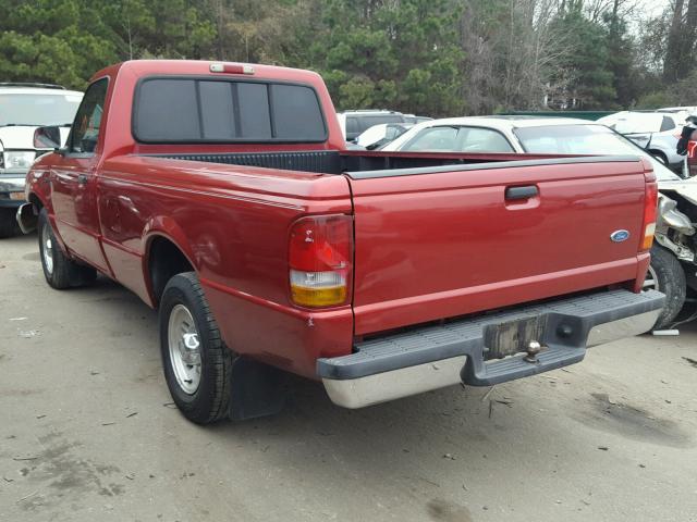 1FTCR10A0VTA87664 - 1997 FORD RANGER RED photo 3