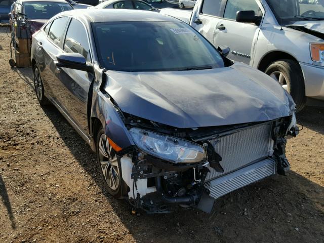 19XFC1F74GE022466 - 2016 HONDA CIVIC EXL GRAY photo 1