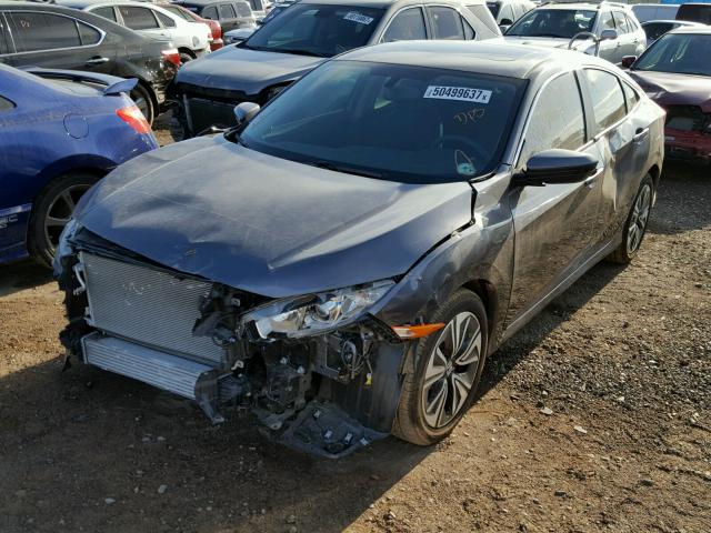 19XFC1F74GE022466 - 2016 HONDA CIVIC EXL GRAY photo 2
