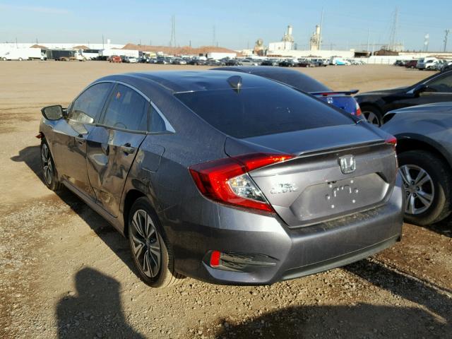 19XFC1F74GE022466 - 2016 HONDA CIVIC EXL GRAY photo 3