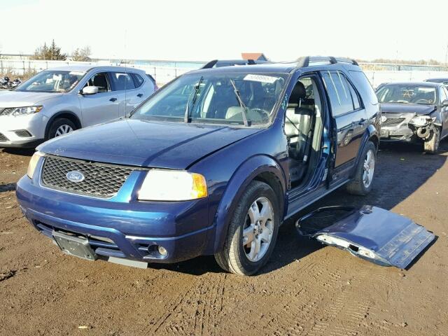 1FMDK06135GA35184 - 2005 FORD FREESTYLE BLUE photo 2