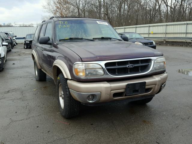 1FMDU74E1YZB11633 - 2000 FORD EXPLORER E BURGUNDY photo 1