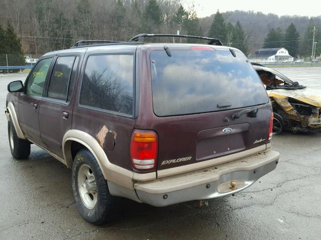 1FMDU74E1YZB11633 - 2000 FORD EXPLORER E BURGUNDY photo 3