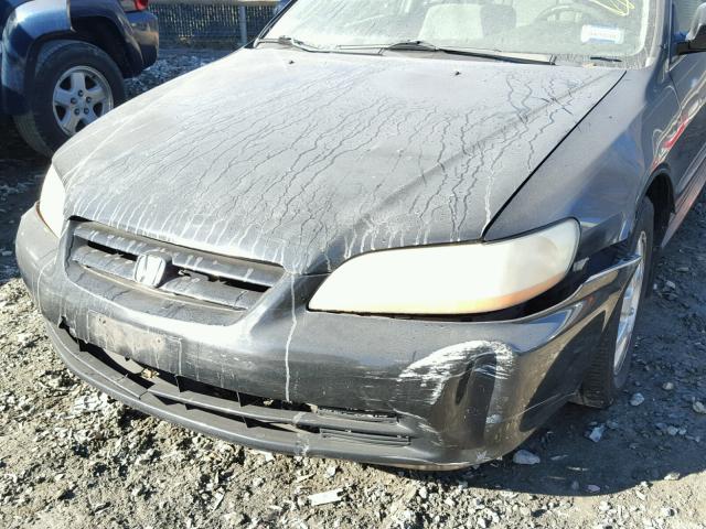 JHMCG56742C007592 - 2002 HONDA ACCORD SE BLACK photo 9