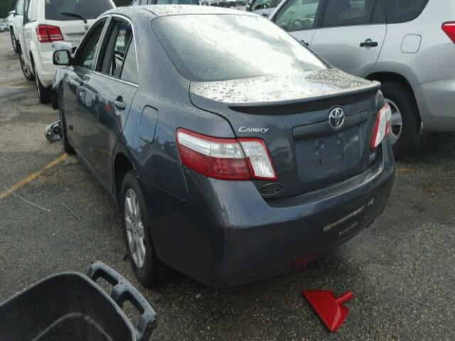 4T1BB46K88U045660 - 2008 TOYOTA CAMRY HYBR GRAY photo 3