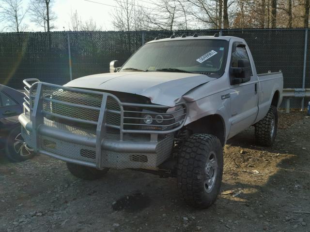 1FTWF31P56EB91688 - 2006 FORD F350 SRW S GRAY photo 2