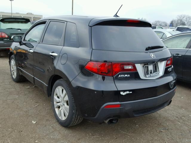 5J8TB1H20AA006056 - 2010 ACURA RDX BLACK photo 3