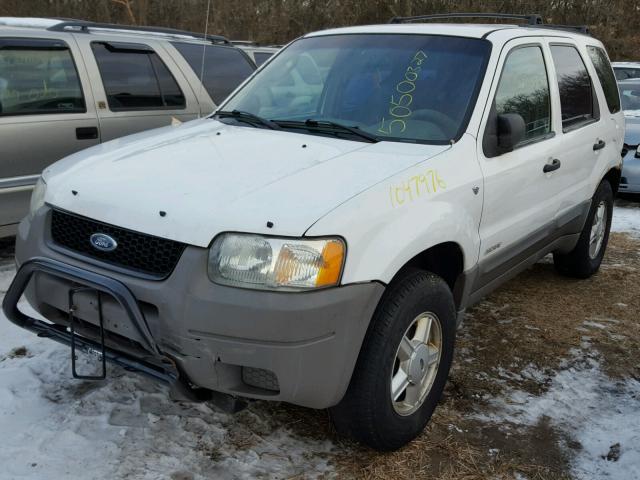 1FMYU02171KE86000 - 2001 FORD ESCAPE XLS WHITE photo 2