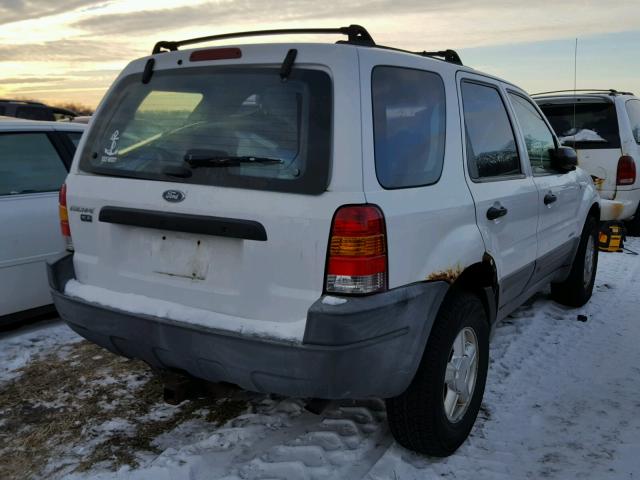 1FMYU02171KE86000 - 2001 FORD ESCAPE XLS WHITE photo 4