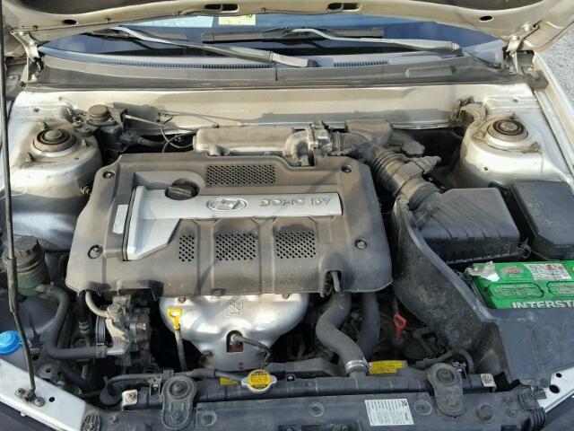 KMHDN56D34U114935 - 2004 HYUNDAI ELANTRA GL SILVER photo 7