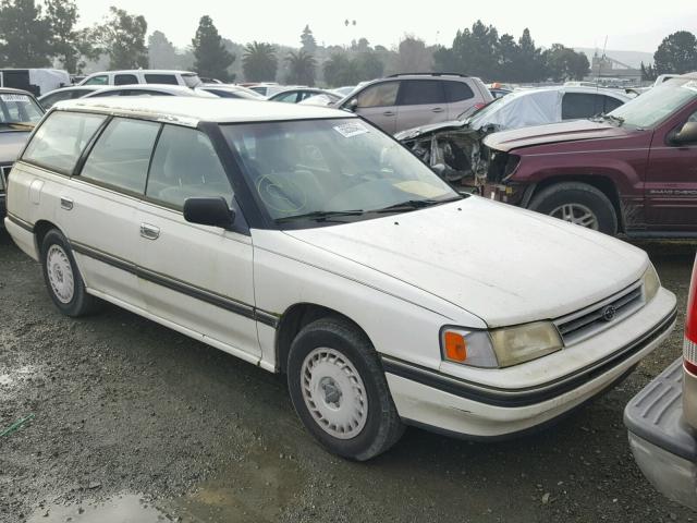 4S3BJ6323M1911204 - 1991 SUBARU LEGACY L WHITE photo 1