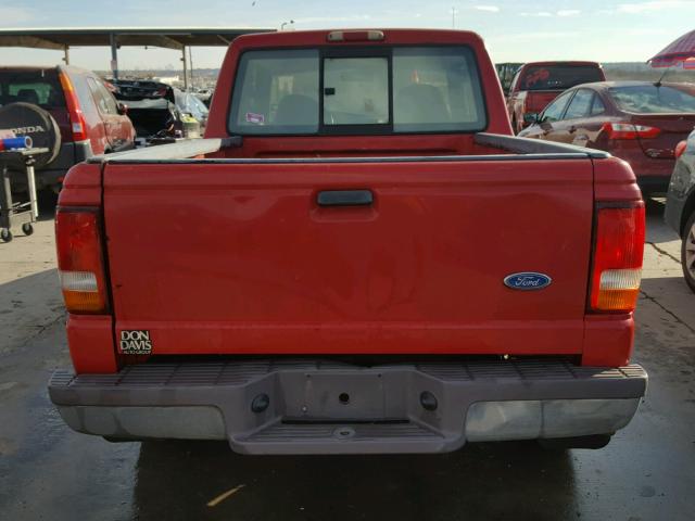 1FTCR14A2VPB45941 - 1997 FORD RANGER SUP RED photo 6